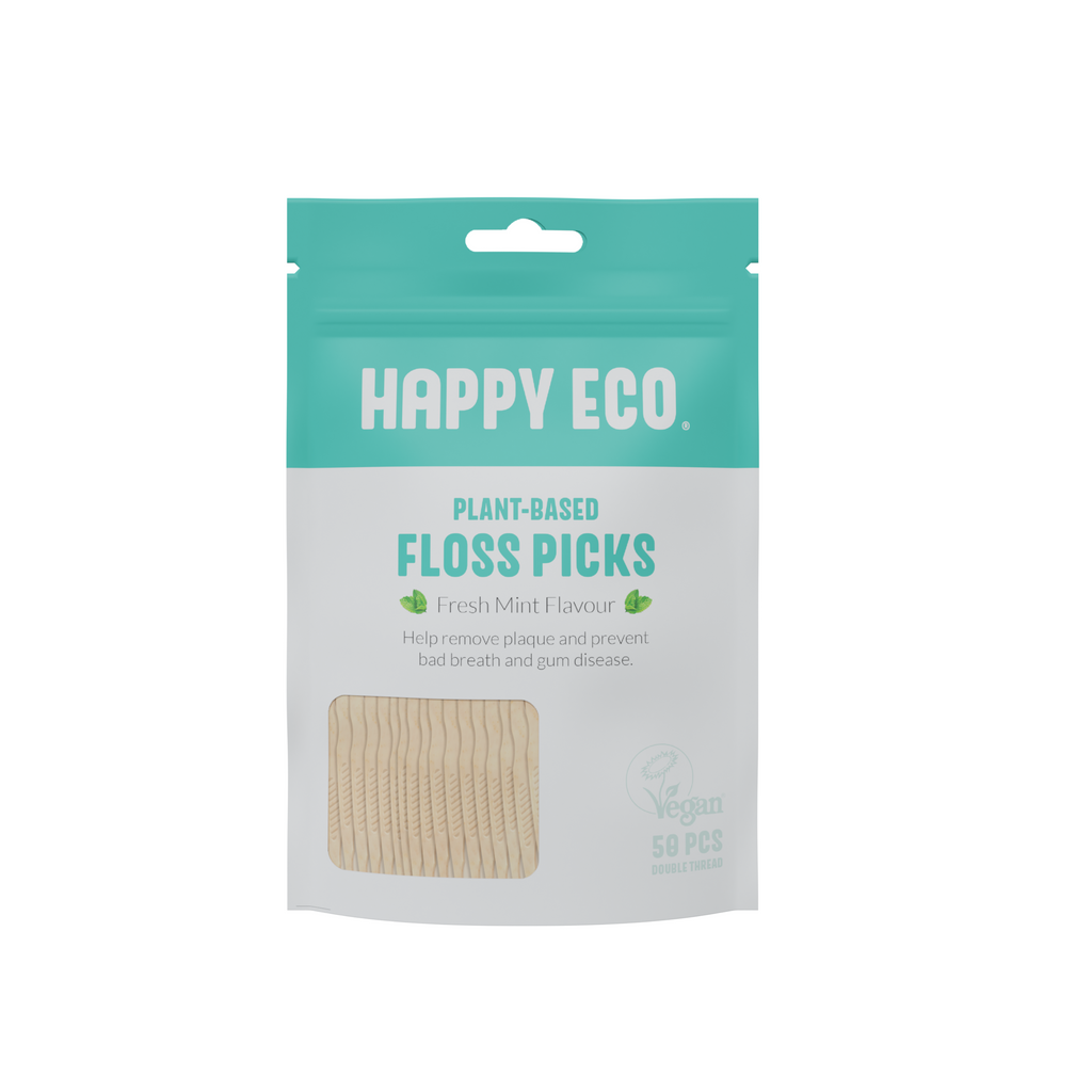 Floss Picks Double Thread - Mint (200 pack)