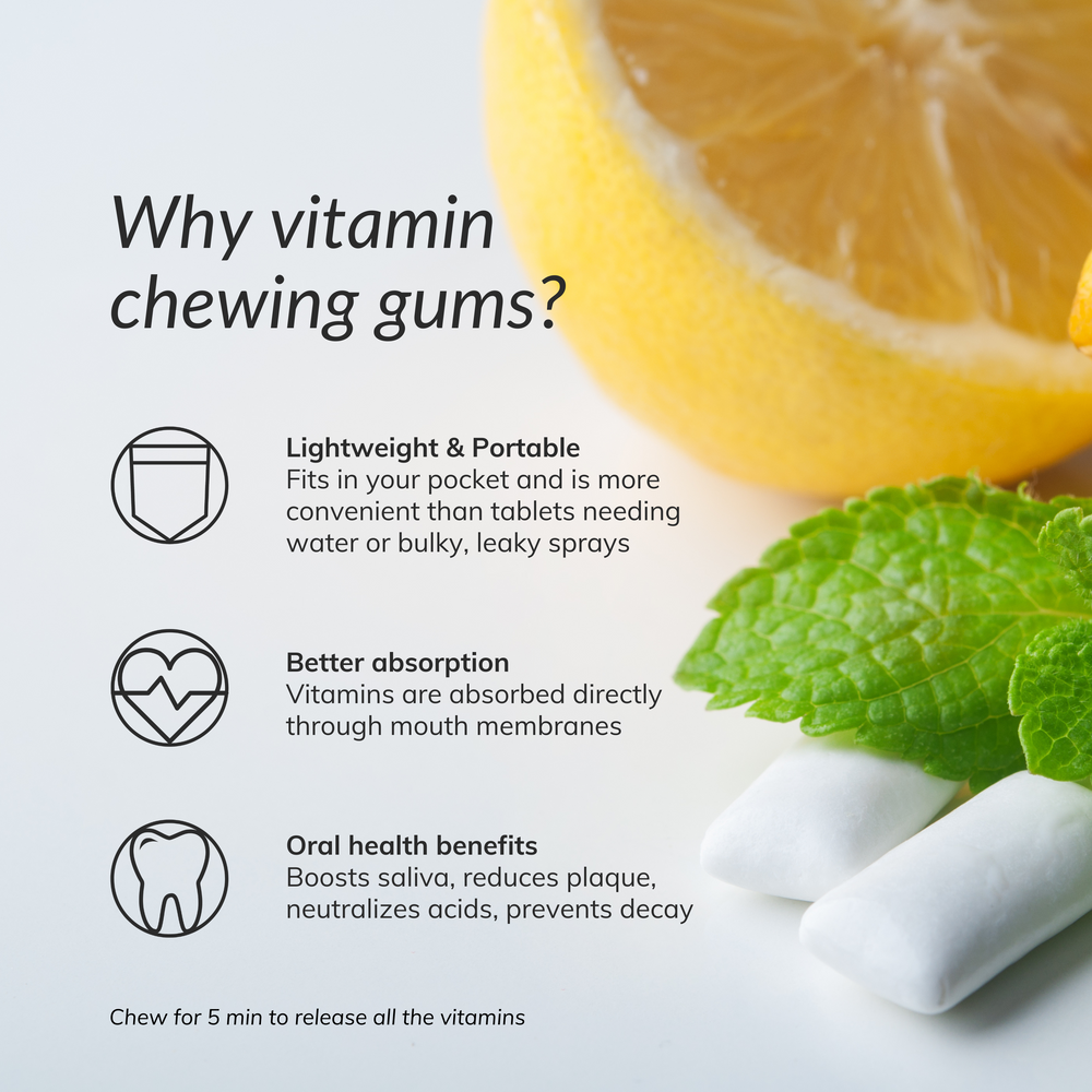
                      
                        Vitamin  Chewing Gum - Lemon (56pcs)
                      
                    