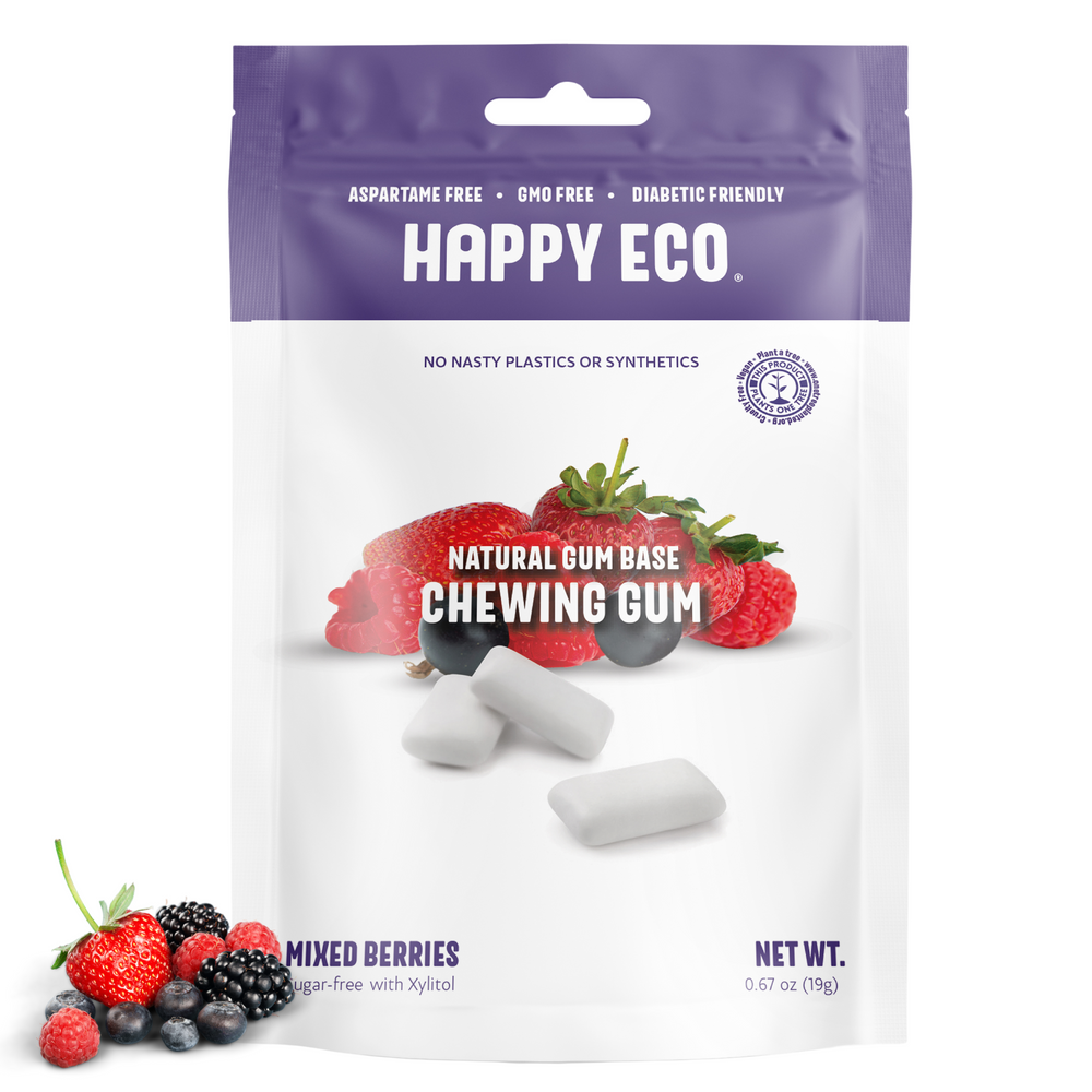 Natural Chewing Gum - Mixed Berries (84pcs)